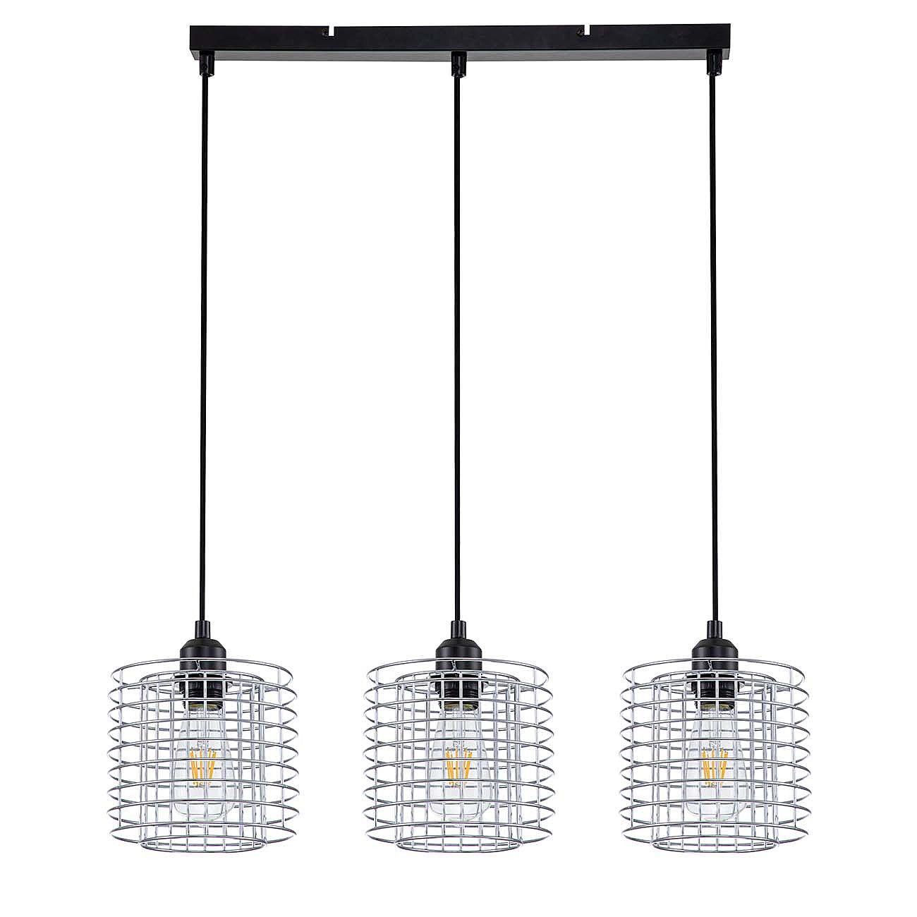 Светильник подвесной Escada Grid 10190/3S Chrome