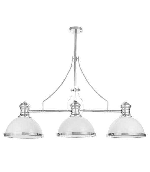 Потолочная люстра Lumina Deco ETTORE LDP 710-3 WT+CHR