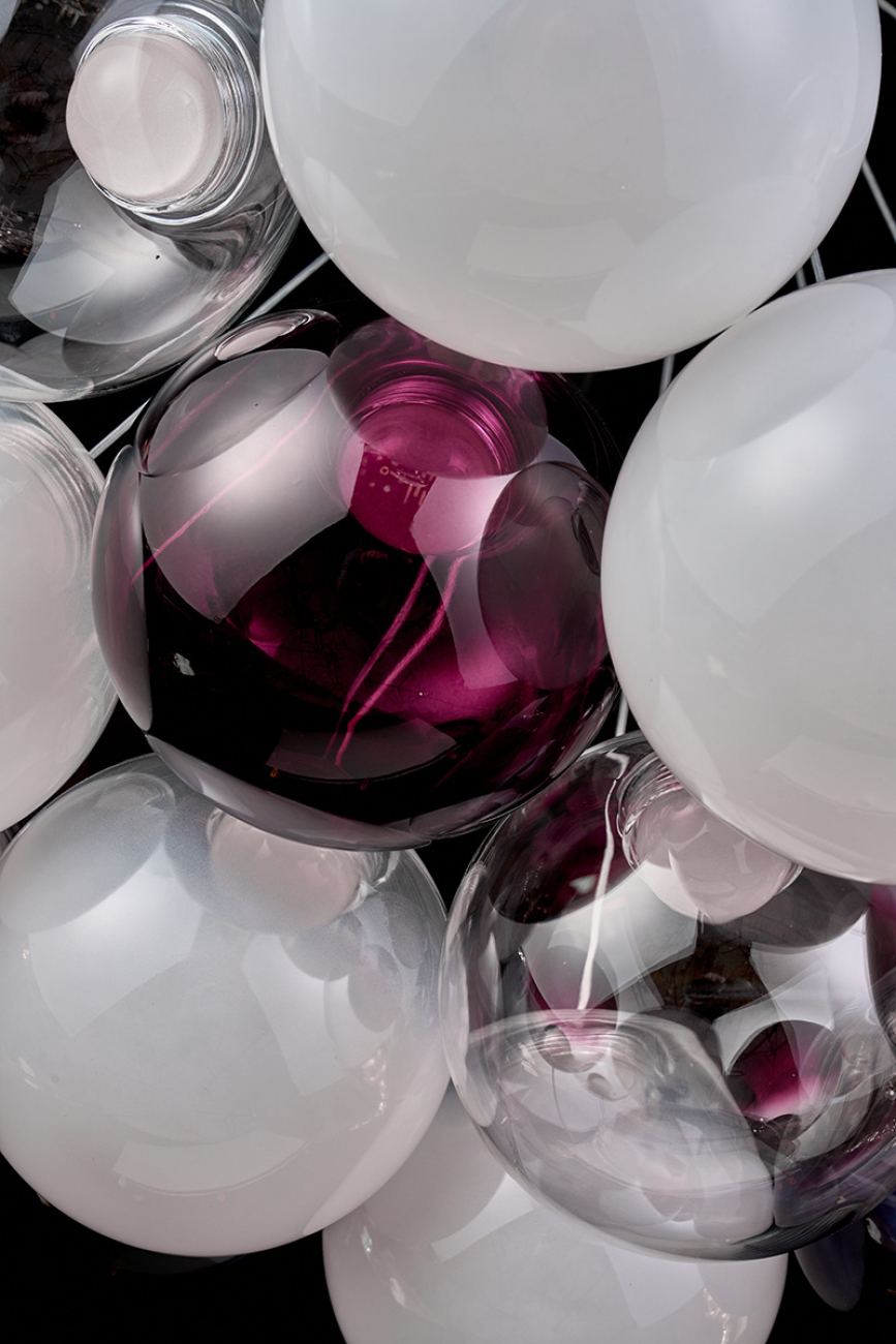 Подвесная люстра LEON Molecule LE7723/19 Chrome