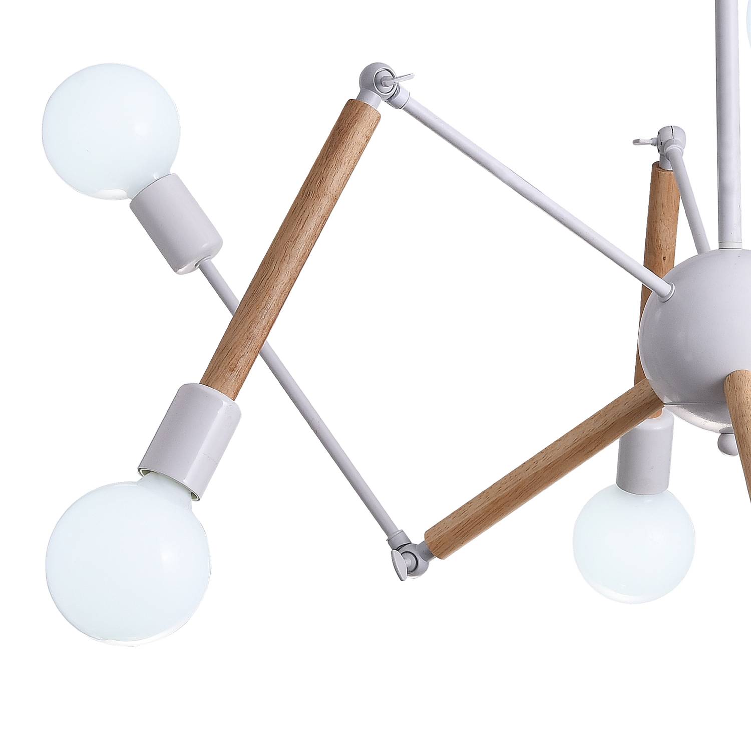 Люстра на штанге Natali Kovaltseva Andy ANDY 75139/6C WHITE