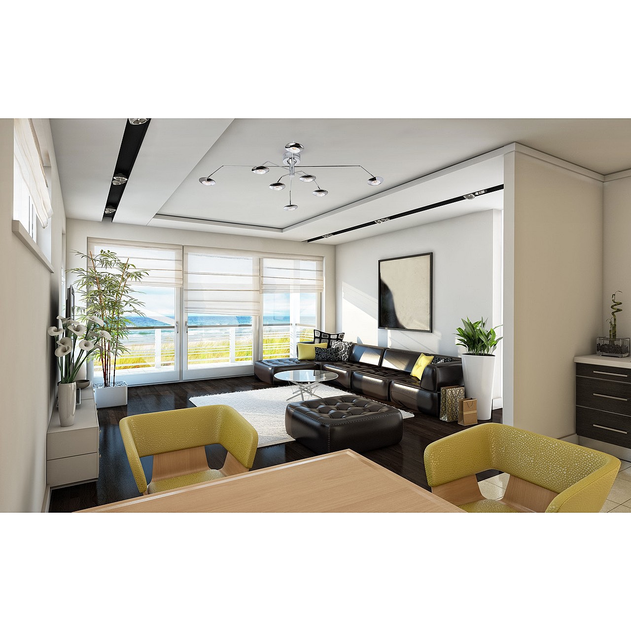 Потолочная светодиодная люстра Гэлэкси De Markt 632013508