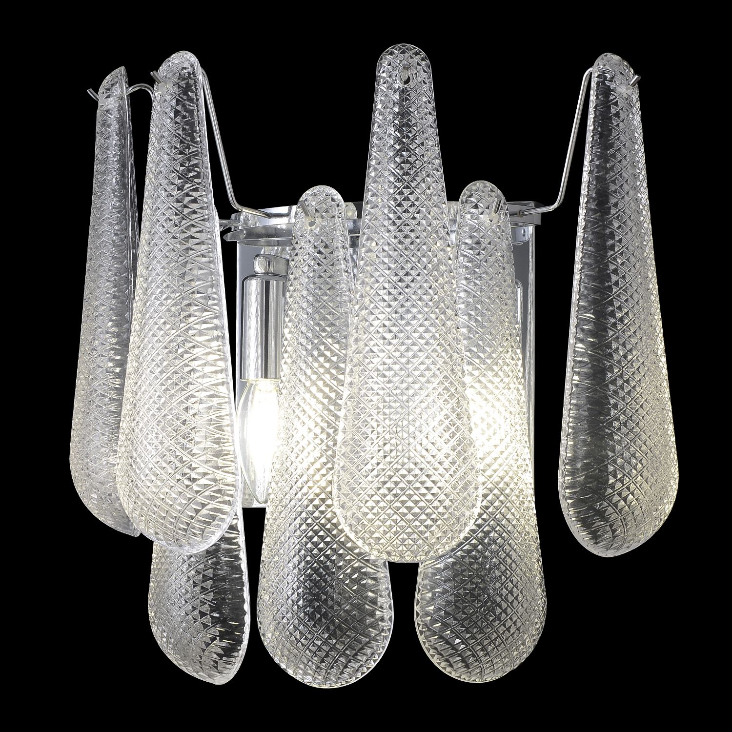 Настенное бра Crystal Lux Fontain FONTAIN AP2 CHROME
