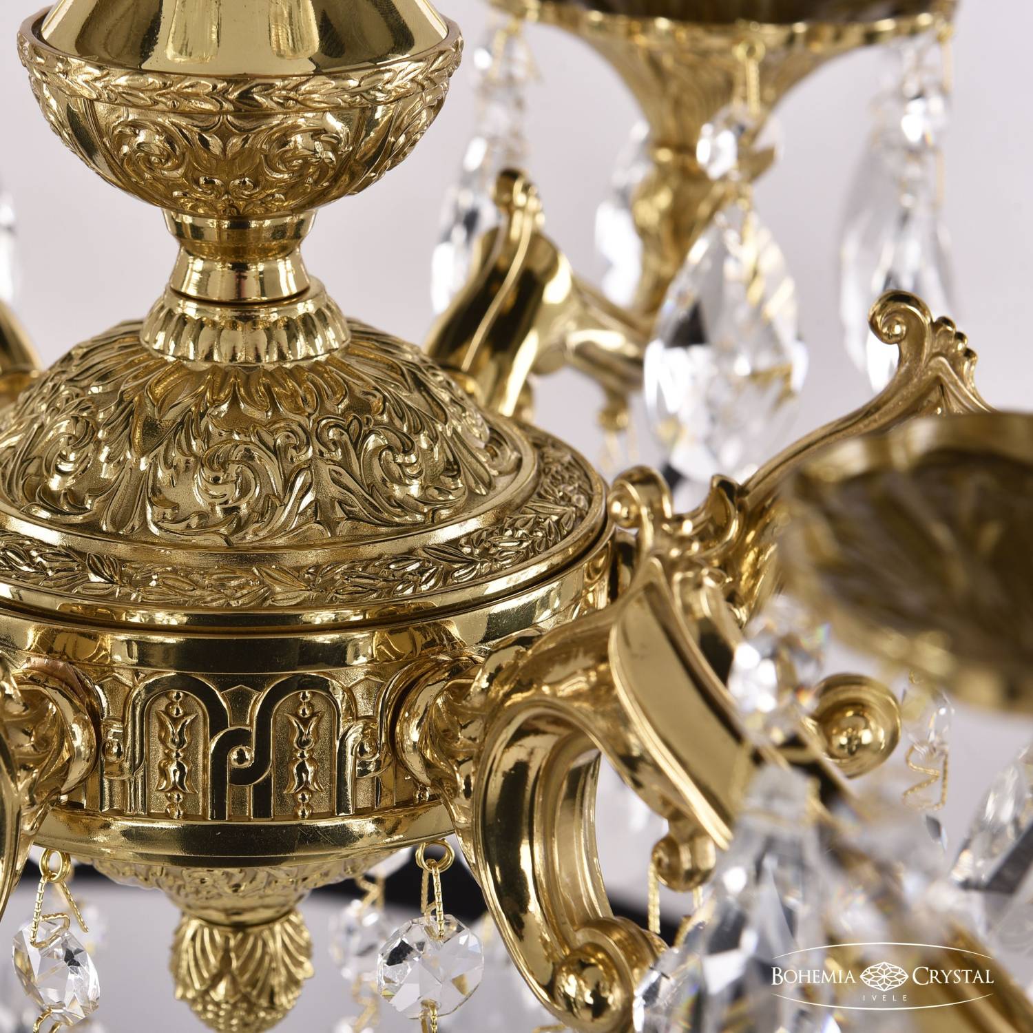 Подвесная хрустальная люстра 7202 Bohemia 72102/6/125 B G