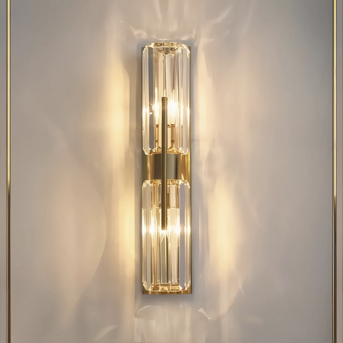 Настенное бра Delight Collection Wall lamp 88183W/D500 gold/clear