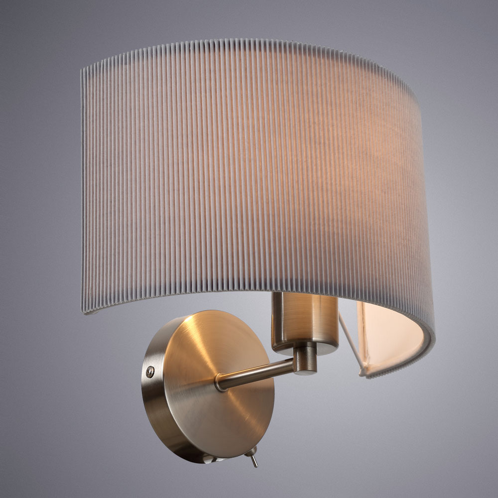 Настенное бра Arte Lamp Mallorca A1021AP-1SS Настенное бра Arte Lamp Mallorca A1021AP-1SS