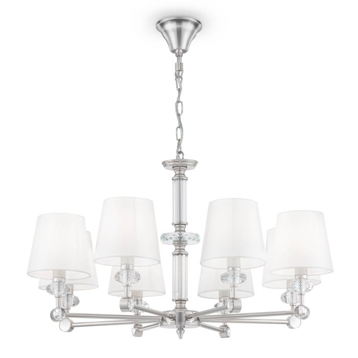 Подвесная люстра Maytoni Riverside MOD018PL-08CH Подвесная люстра Maytoni Riverside MOD018PL-08CH