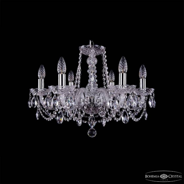 Подвесная хрустальная люстра 1402 Bohemia 1402/6/195 Ni