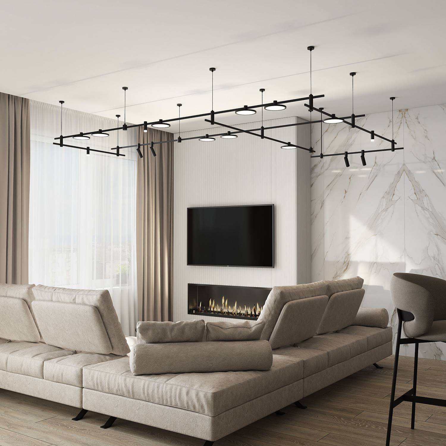 Elektrostandard Esthetic Magnetic Esthetic Magnetic Подвесной комплект с вводом питания 85154/00