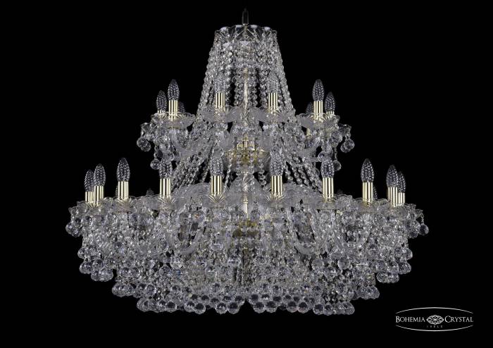 Подвесная хрустальная люстра 1409 Bohemia 1409/20+10/360/2d G