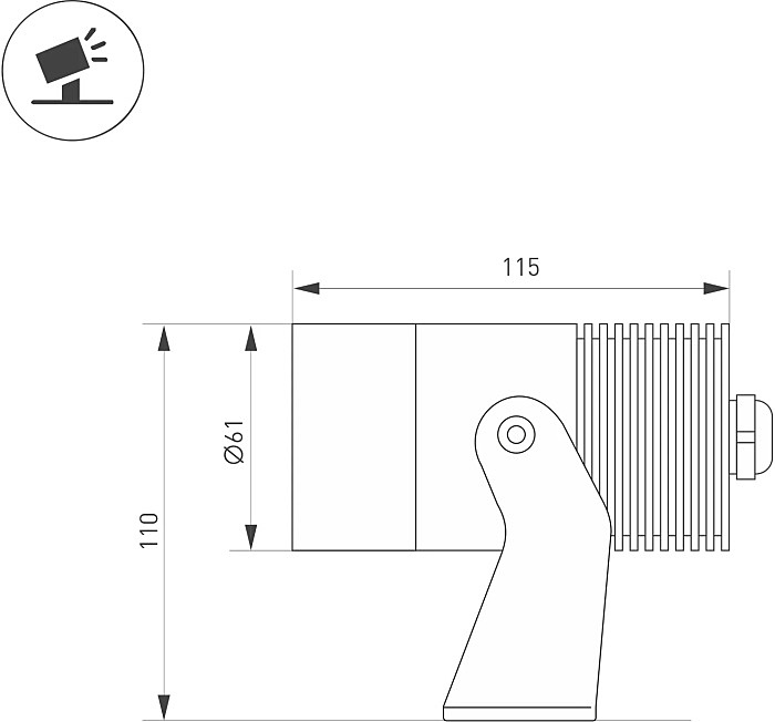 Прожектор уличный Arlight Ray 035892