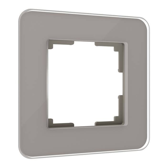 Рамка Werkel Elite дымчатый W0012417/ Рамка на 1 пост Elite (дымчатый, стекло)