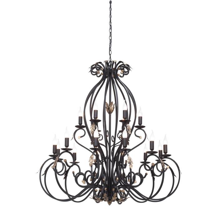 Люстра многоярусная V1014 V1014/12+6 Vitaluce Premium