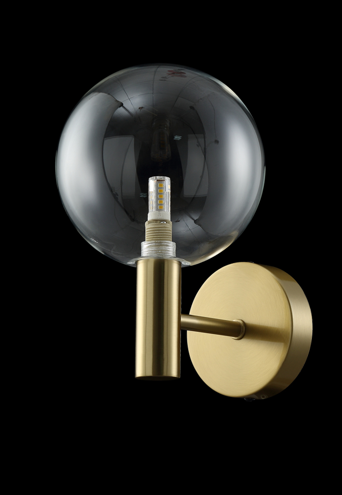 Настенное бра Crystal Lux Andres ANDRES AP1 BRONZE/TRANSPARENTE