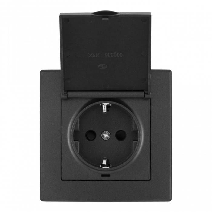 Розетка Arte Milano Set06-1 SET06-1-41-1 black