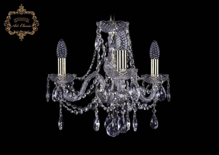 Подвесная хрустальная люстра 11.12 Art Classic 11.12.3.141.Gd.Sp