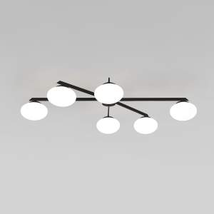 Потолочная люстра Eurosvet Opaline 70220/6 черный Smart
