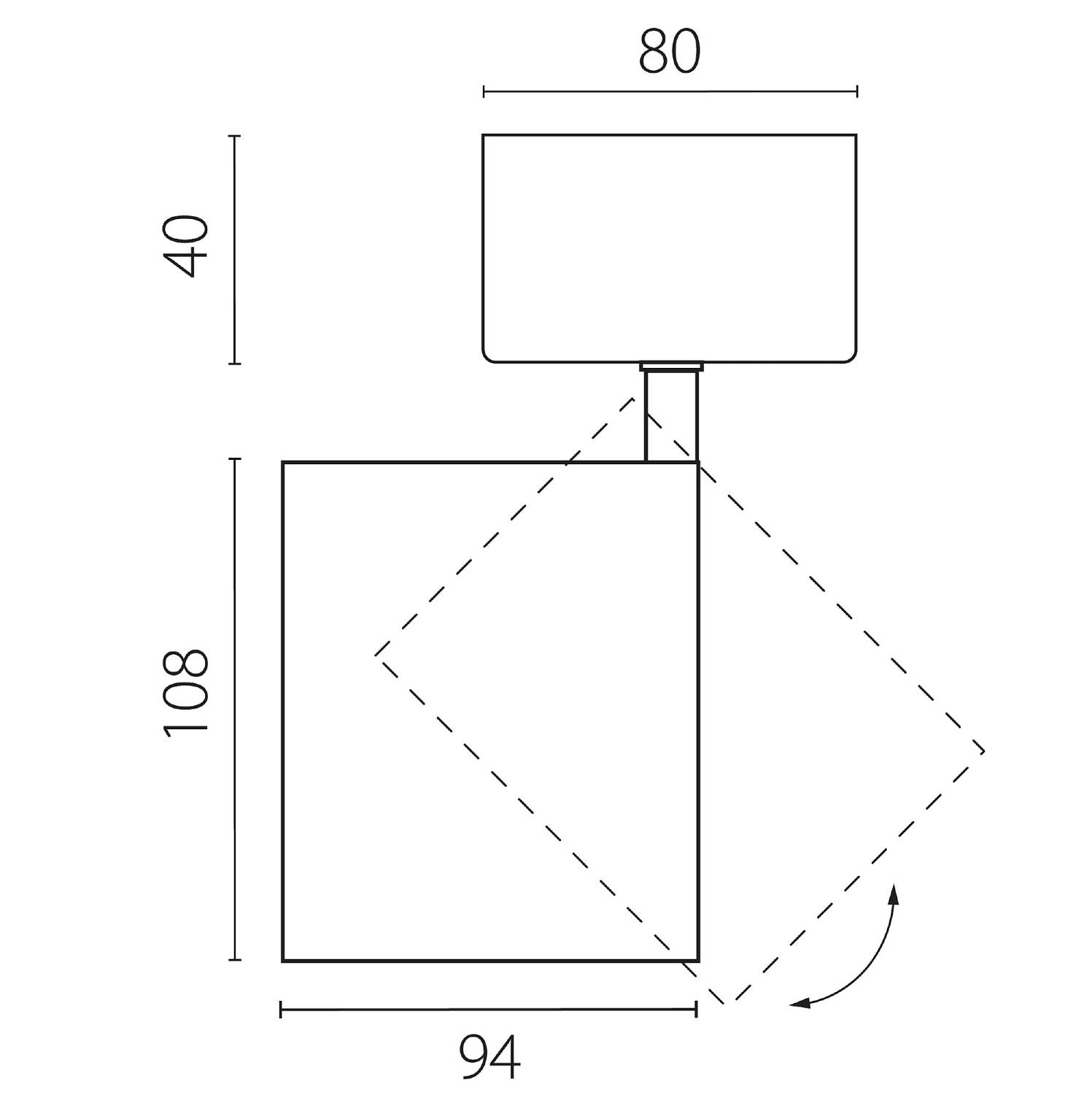 Светильник спот Lightstar Alta Base A5436SO