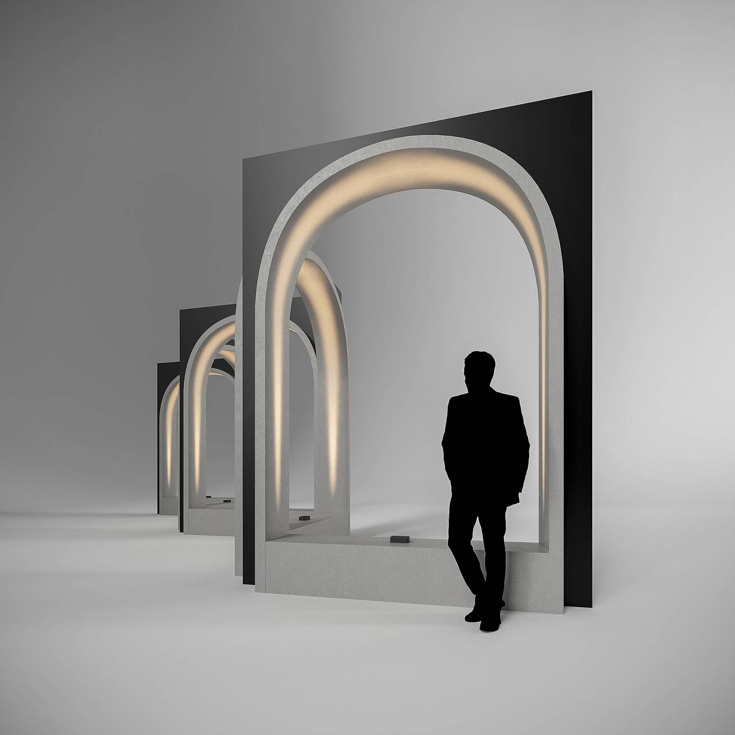 Накладной светильник с узколучевой линзовой оптикой для контурной подсветки оконных проемов Arlight Stripe 052858