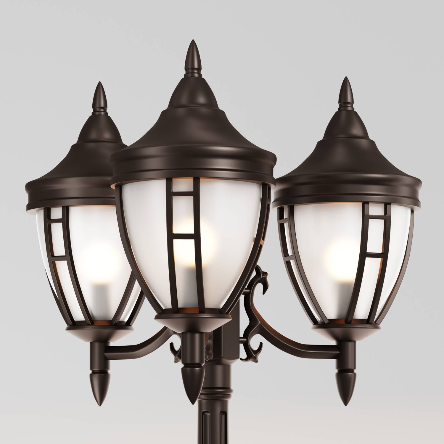 Столб фонарный уличный Maytoni Rivoli O026FL-03B