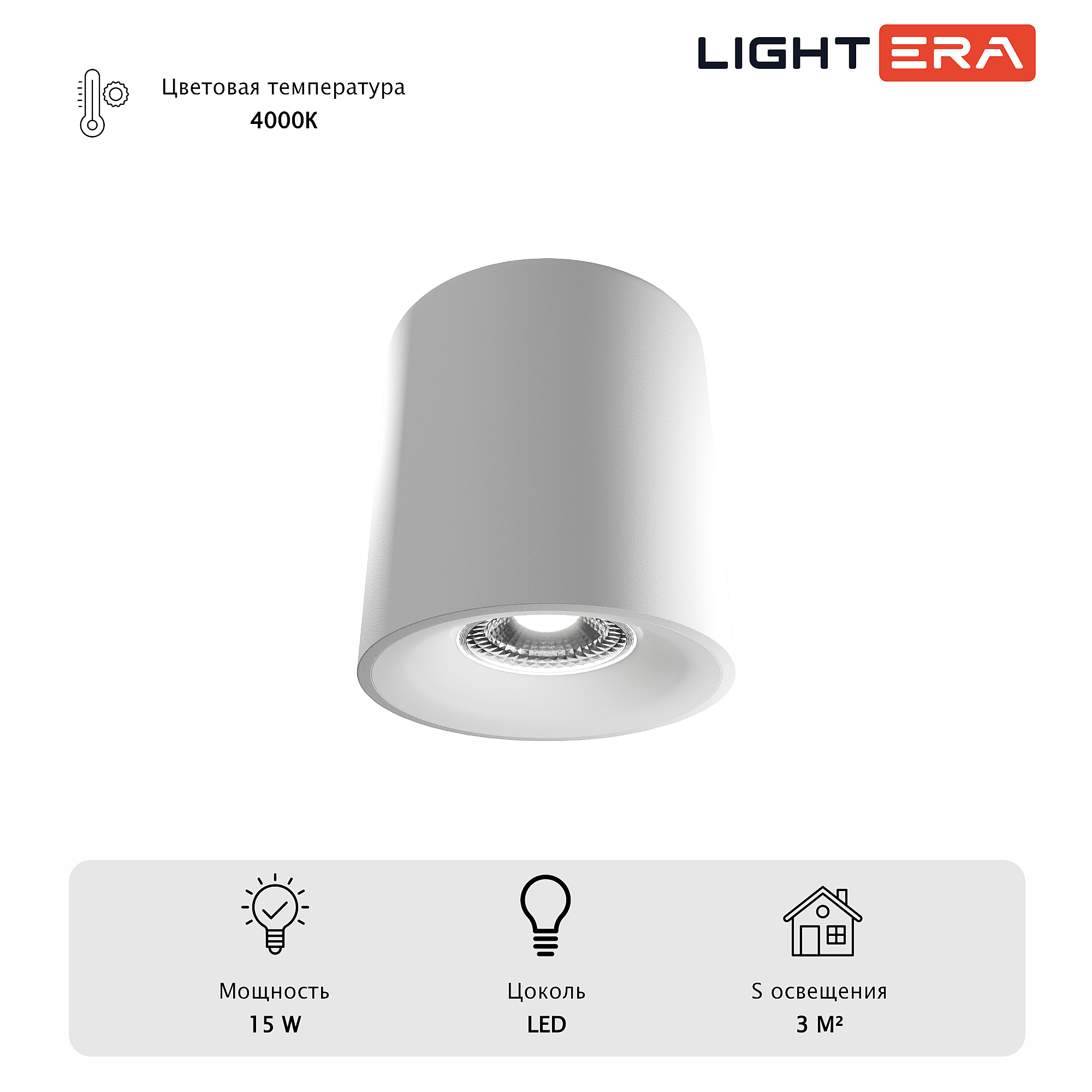 Накладной светильник LIGHTERA Shamrock LE201CL-1WB