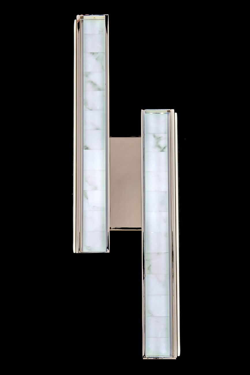 Настенный светильник LEON Christine LE7702/2W Black Chrome