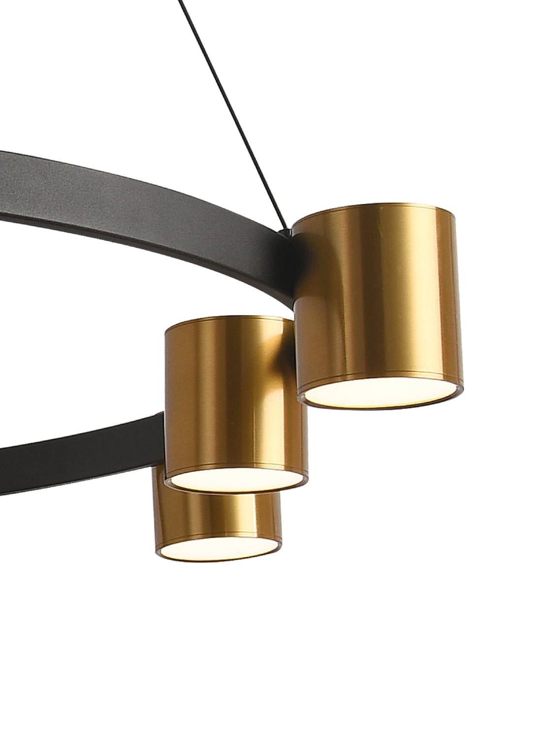 Подвесная люстра Natali Kovaltseva Loft Led LED LAMPS 81129/7C BRASS BLACK