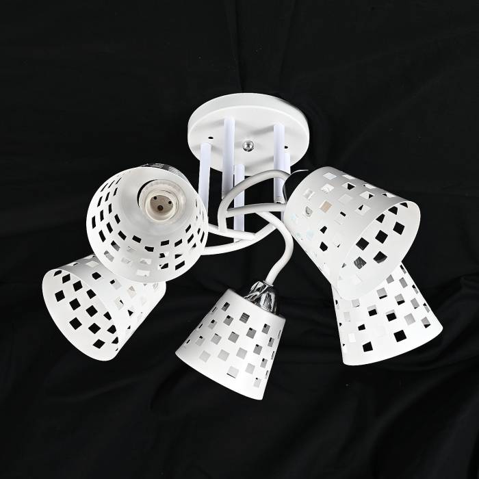 Потолочная люстра ЭкономСвет 10087 10087/5WT+CR WT