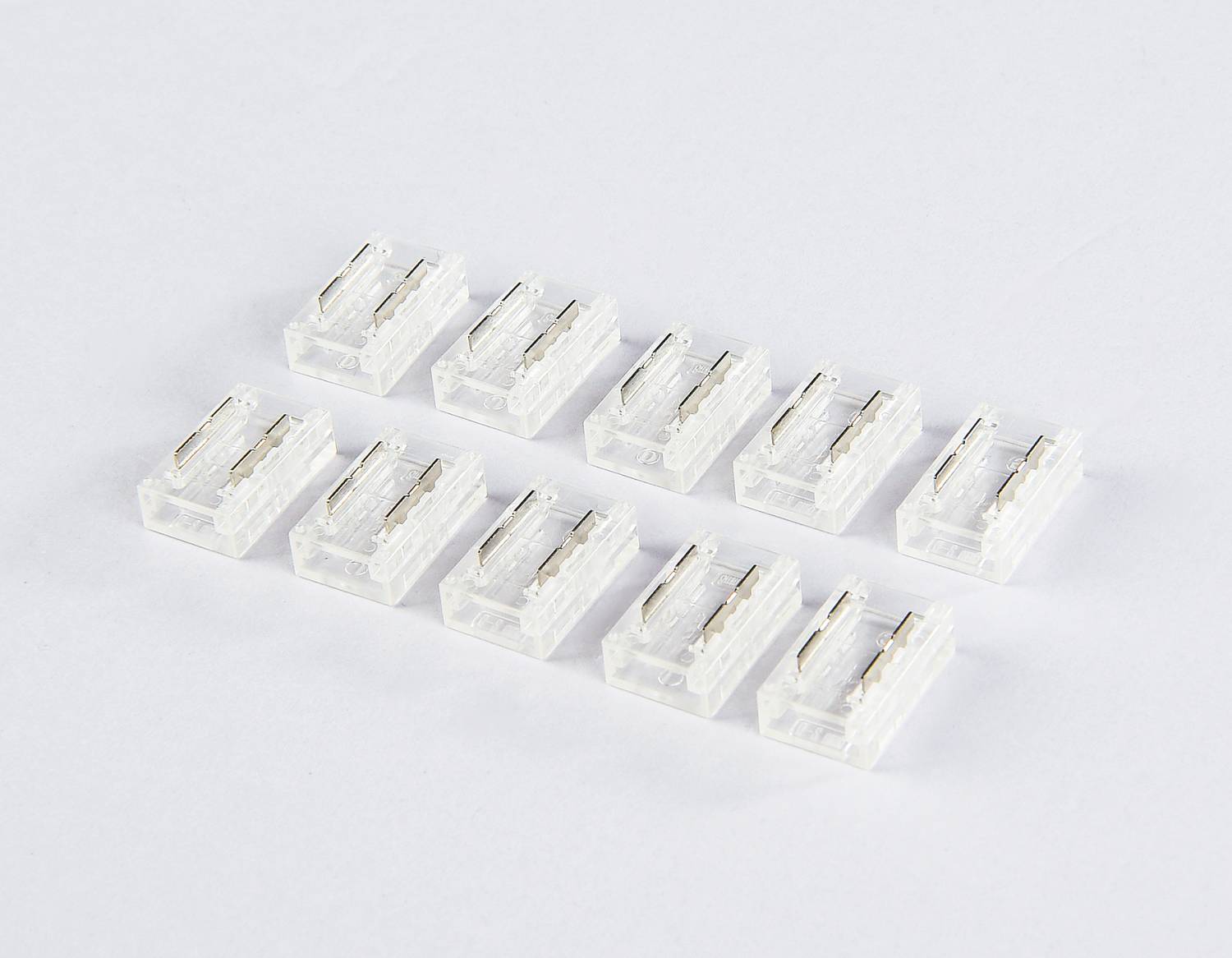 Соединитель прямой COB 12/24V для лент 8mm (2 конт.) (10шт) Ambrella LED Strip GS6351