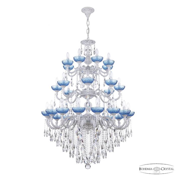 Подвесная люстра Bohemia AL7801 AL78101/16+8+8/300/3d B WMN P Aquamarine/M-1F