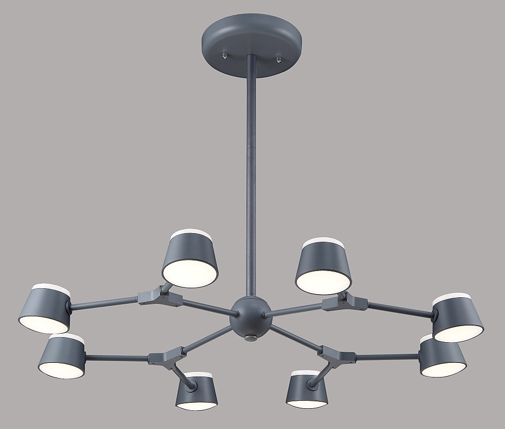 Потолочная люстра Crystal Lux Madrid MADRID SP8 GRAY