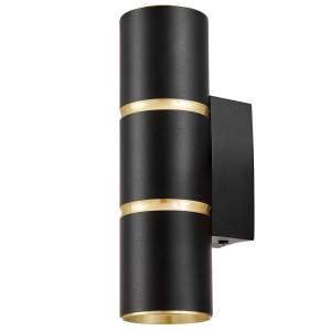 Настенный светильник Lumina Deco Asti TS TK40-W2 BK+GD