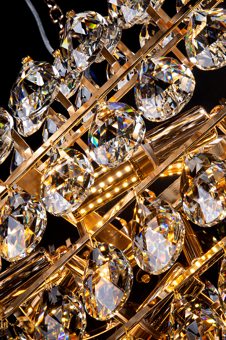 Подвесная люстра LEON Adriana LE6889/1200L GD