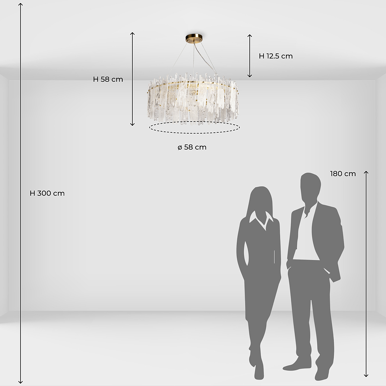 Подвесная люстра De Markt Арман 462010906