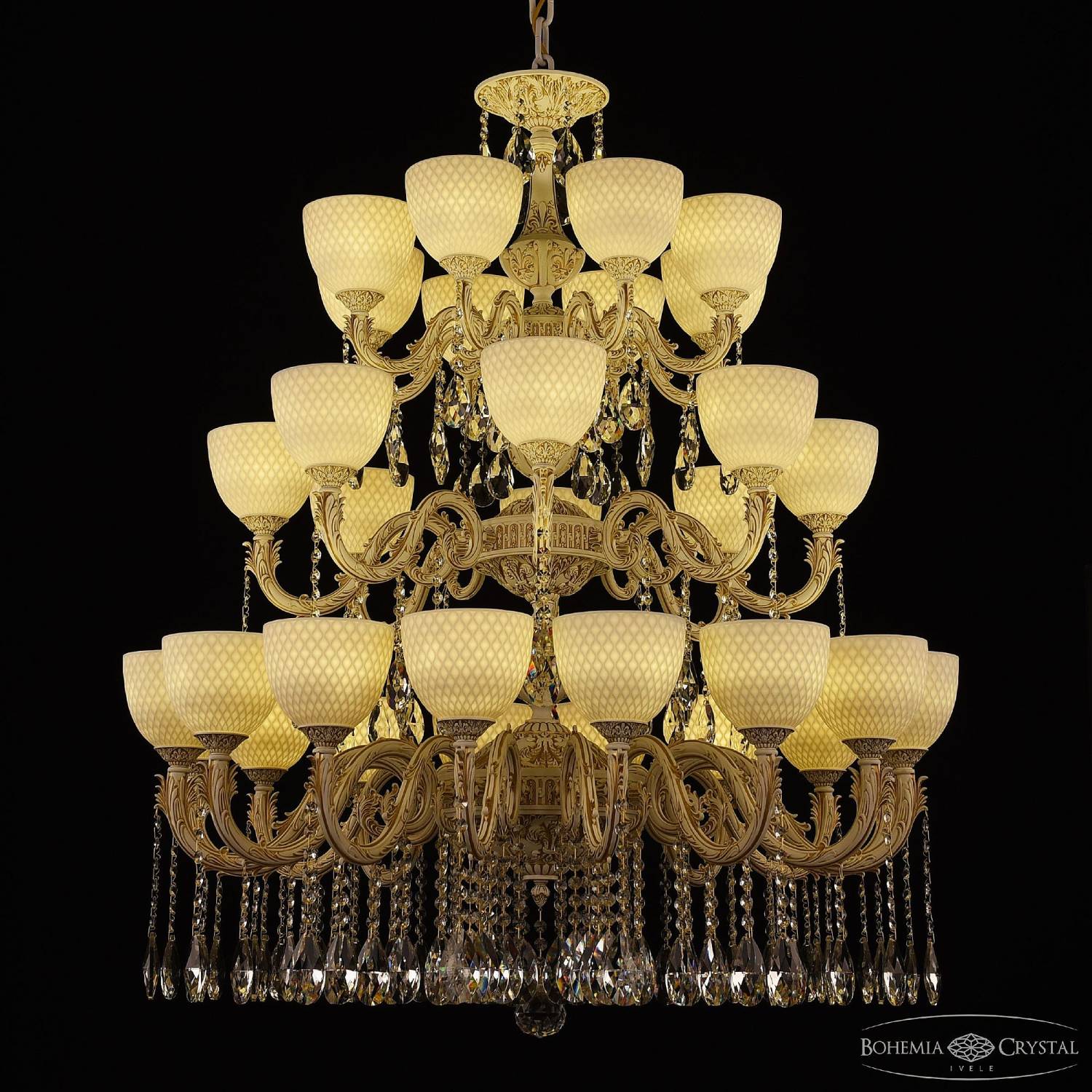 Подвесная люстра Bohemia AL7901 AL79101/16+8+8/300/3d A WMG P1 U Wave