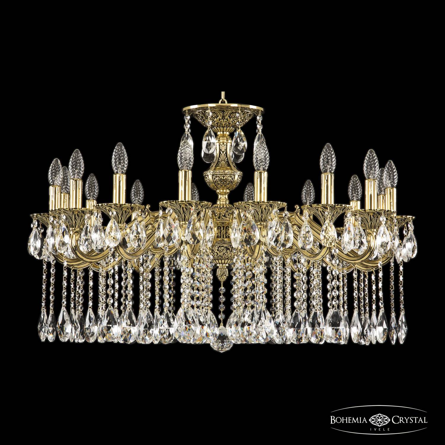 Подвесная хрустальная люстра 7202 Bohemia 72202/16/300 A GB