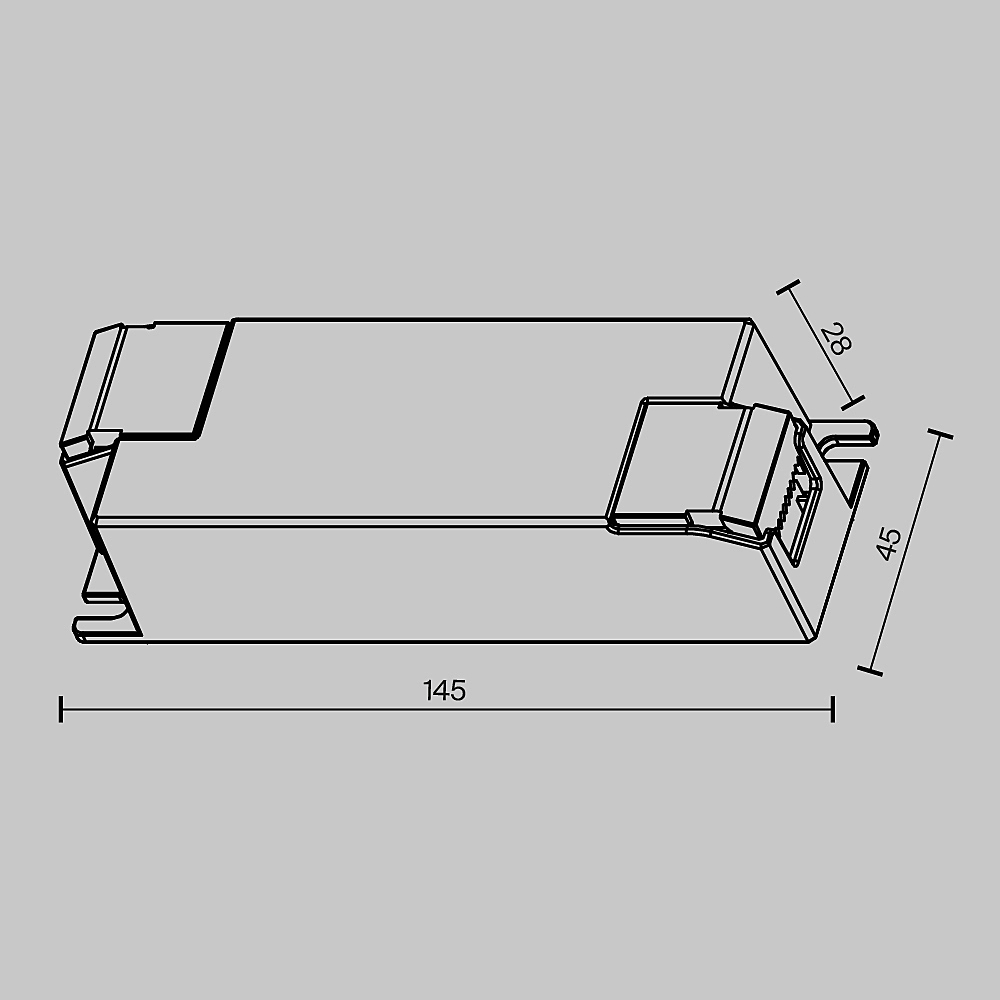 Источник тока DALI NFC DT8 500-1400mA +PUSH DIM Maytoni Источники тока 721023