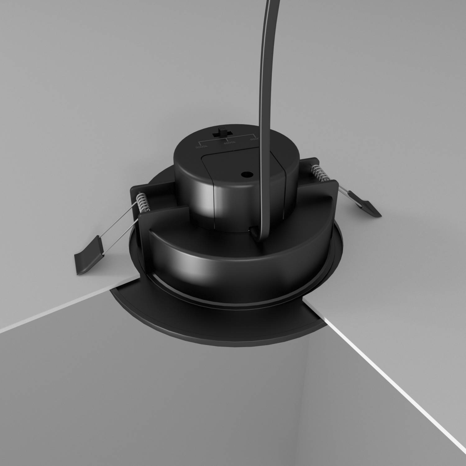 Встраиваемый светильник Interiorlight 7WCCT черный