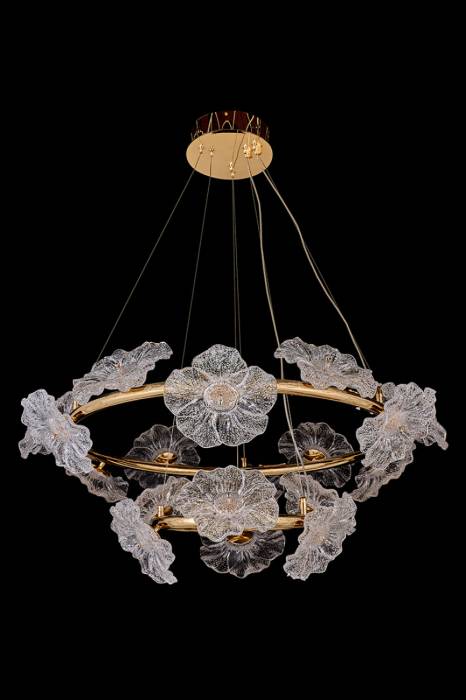 Подвесная люстра LEON Violetta LE3018/800Q-2K GD