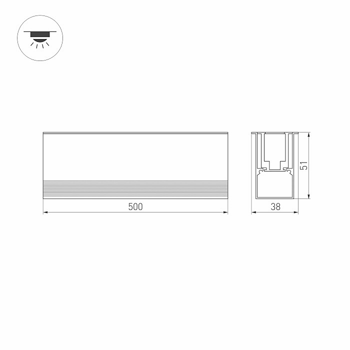 Уличный встраиваемый Arlight Lumiline 024945(2)