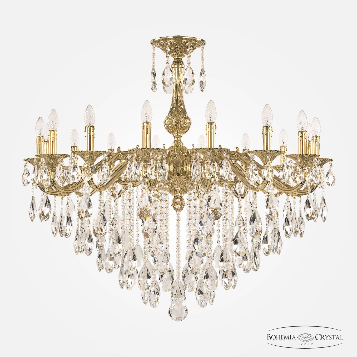 Подвесная хрустальная люстра 7202 Bohemia 72102/16/360 B G