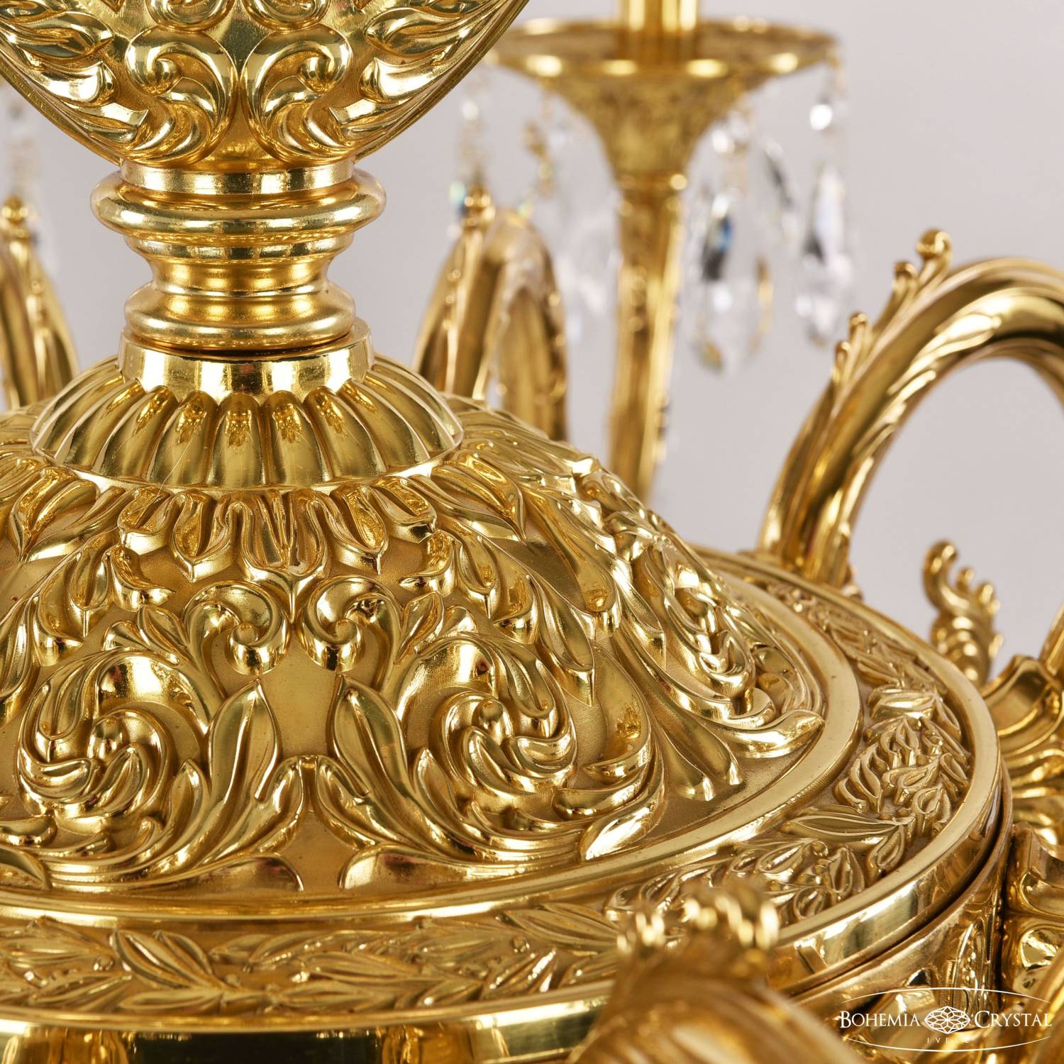 Подвесная хрустальная люстра 7101 Bohemia 71401/12/360 A G FE1S