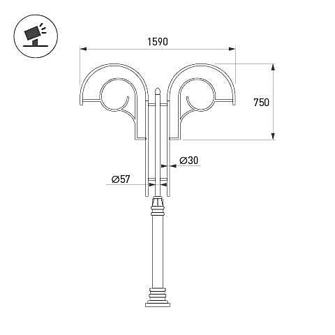 Кронштейн Arlight 051634
