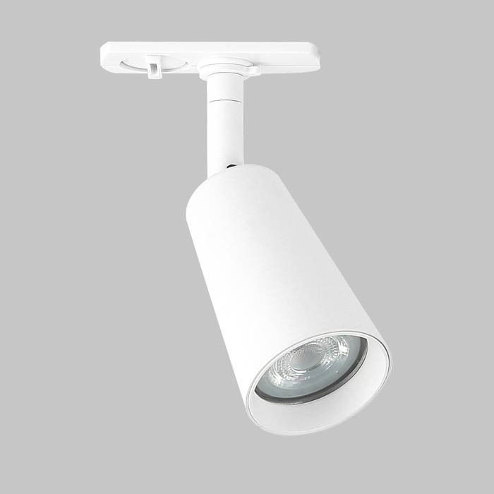 Светильник спот GU10 для трековой системы 1 фазный трек 220В, макс 50Вт, Белый IL.0010.0015-WH
