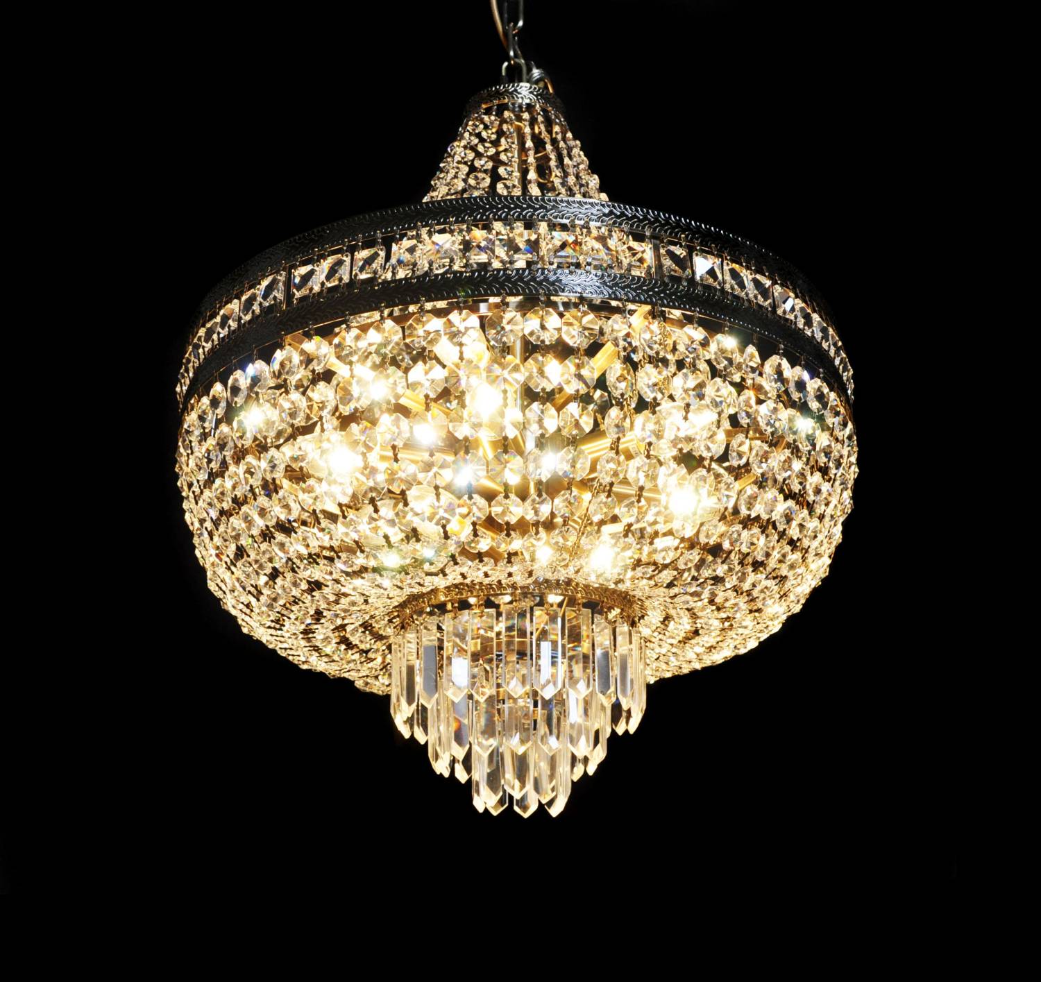 Подвесная хрустальная люстра Belladoria Lumina Deco LDP 10171