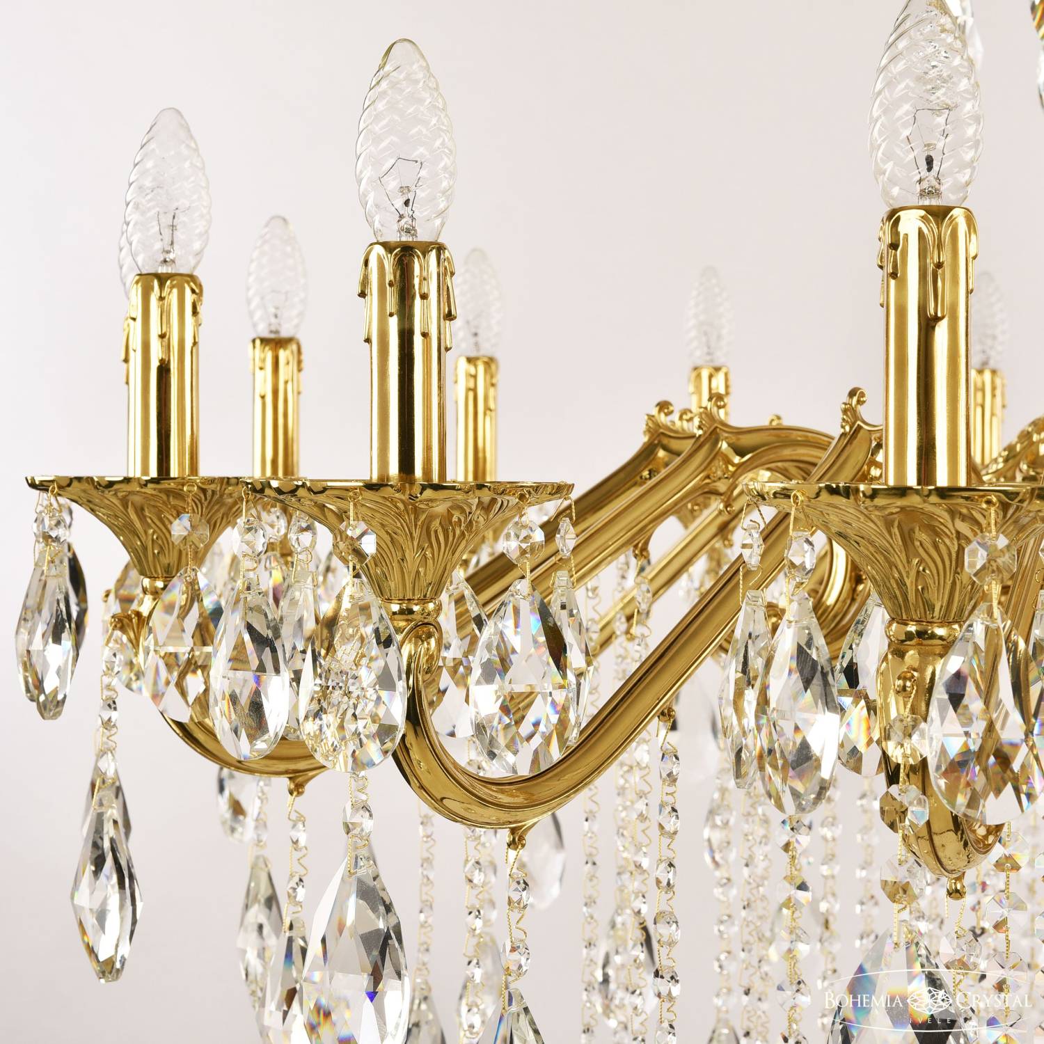 Подвесная хрустальная люстра 7202 Bohemia 72202/16/360 B G