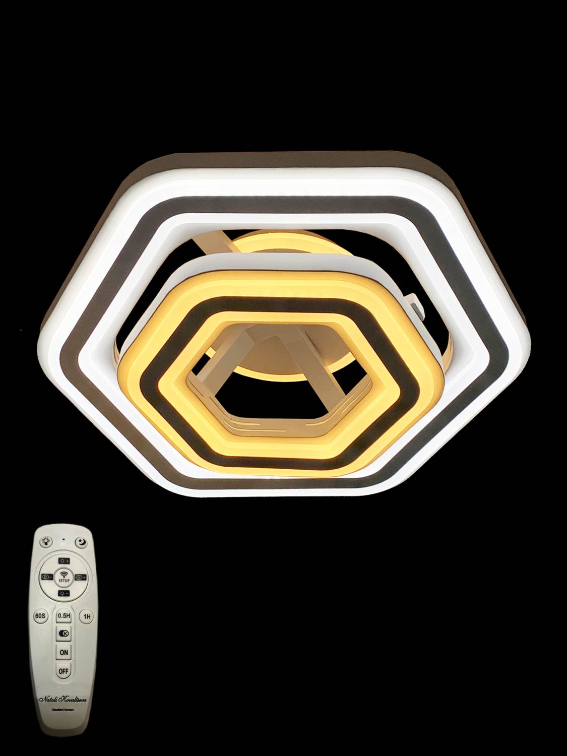 Потолочная светодиодная люстра LED Natali Kovaltseva 81017/8C