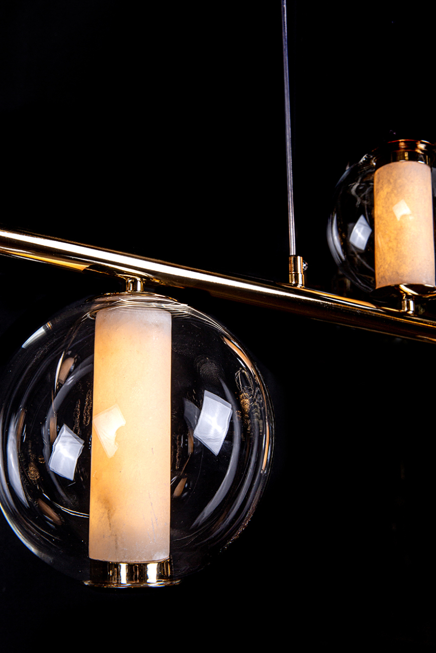 Светильник подвесной LEON Aurore LE7703/5L Gold