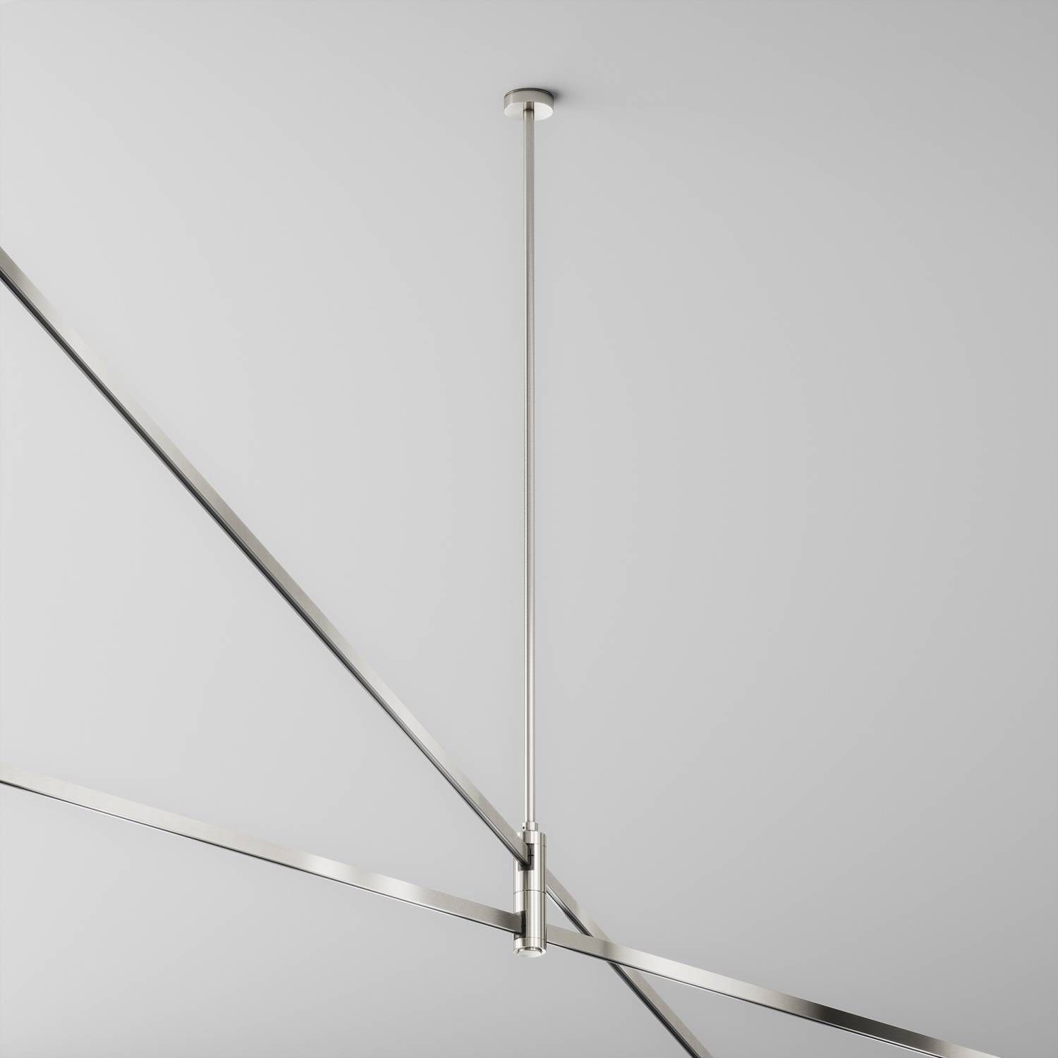 Крепление потолочное Long двойное 700мм Maytoni Accessories for tracks Flarity TRA159C-D1-PT