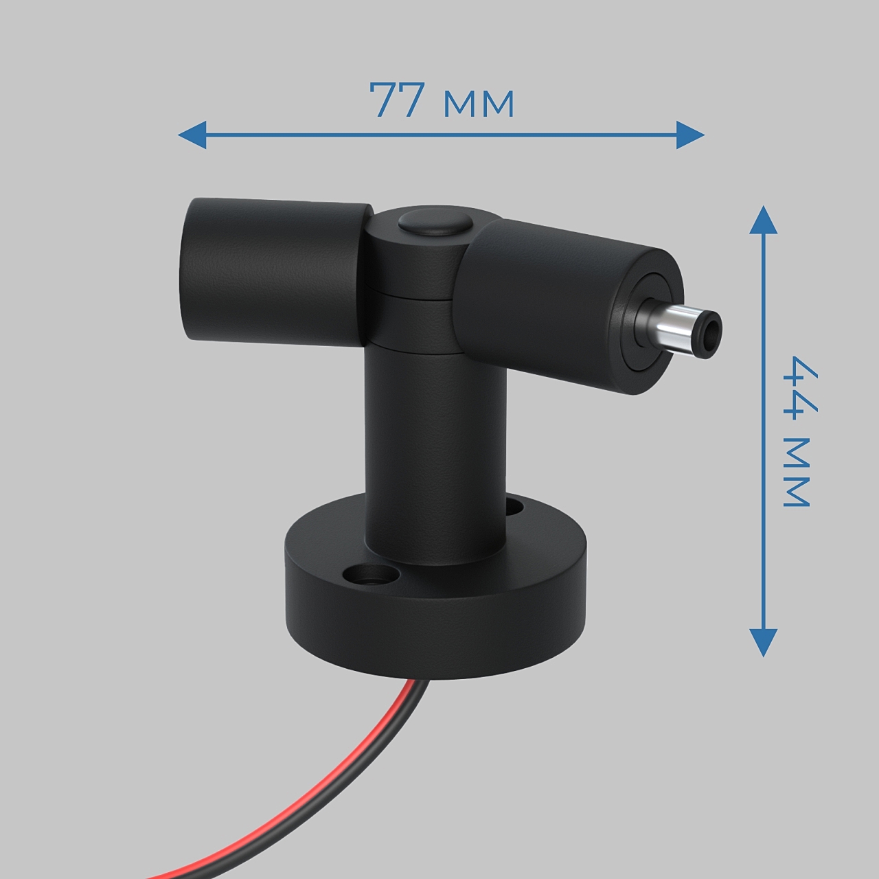 L - соединитель с изменяемым углом 70-220°, 24В с проводом, осветительной системы THIN&SMART Черный IL.0060.4001-W-BK L - соединитель с изменяемым углом 70-220°, 24В с проводом, осветительной системы THIN&SMART Черный IL.0060.4001-W-BK
