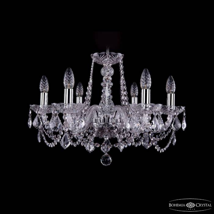 Подвесная хрустальная люстра 1402 Bohemia 1402/6/195 Ni Leafs